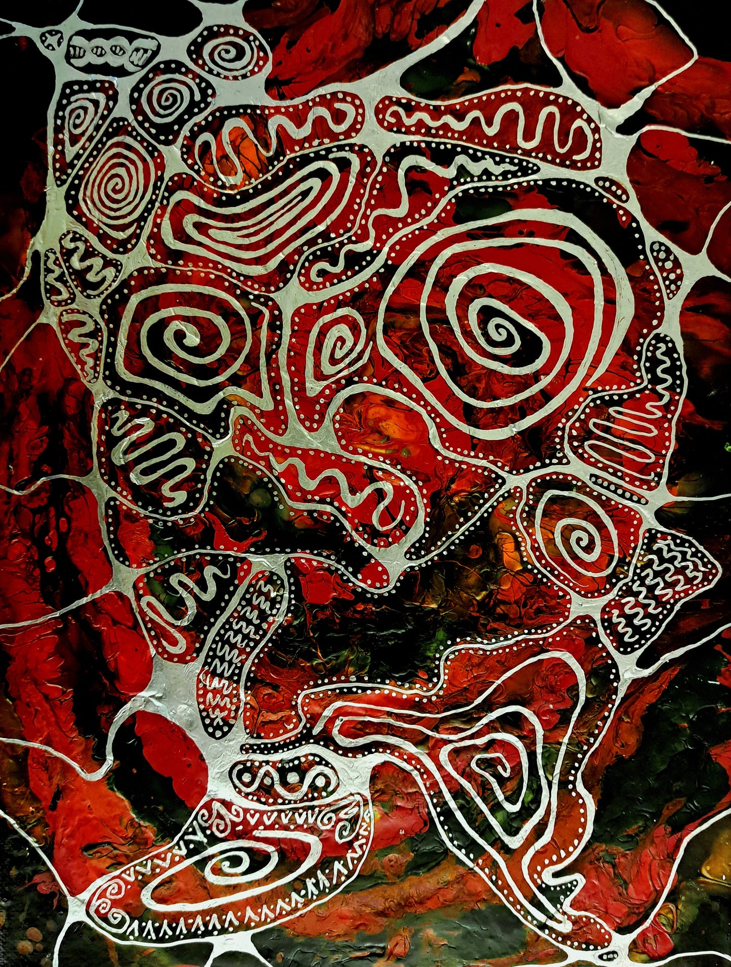 [Neurographica - Elements of Color]  Heat No. 3