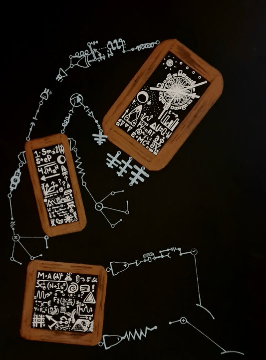 [Th3 G33ks w3r3 R1ght] Chalkboard Robot no.2