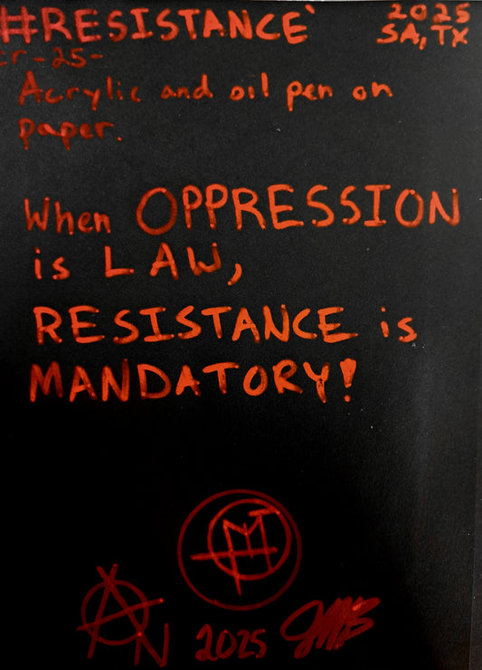 !![Ze Art De' Protest] #Resistance