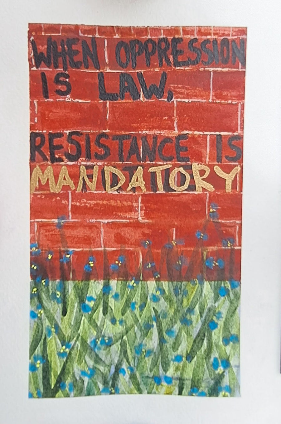 ![The Writing is on the Wall] A Delicate Subject