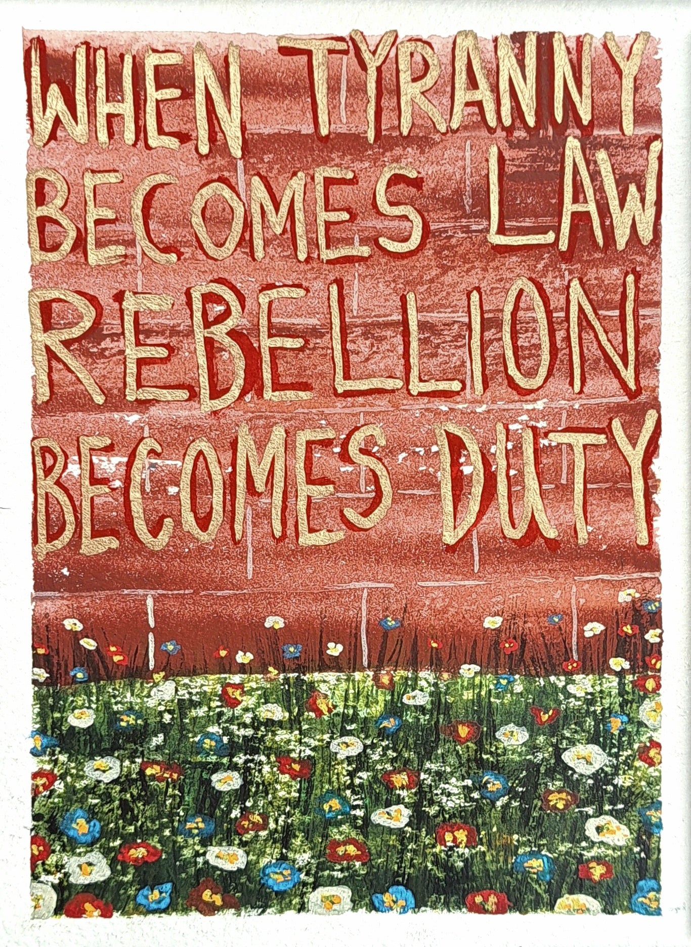 ![The Writing is on the Wall] The Law of the Land