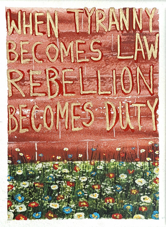 ![The Writing is on the Wall] The Law of the Land