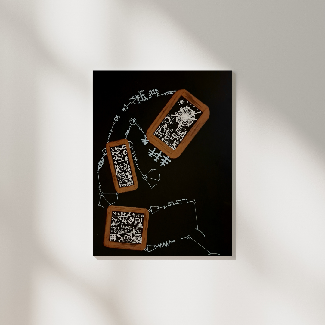 [Th3 G33ks w3r3 R1ght] Chalkboard Robot no.2