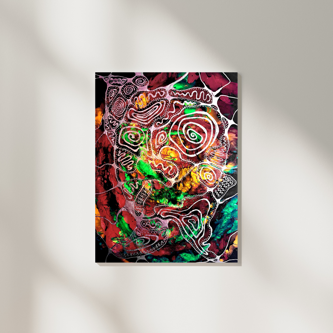 [Neurographica - Elements of Color]  Heat No. 3