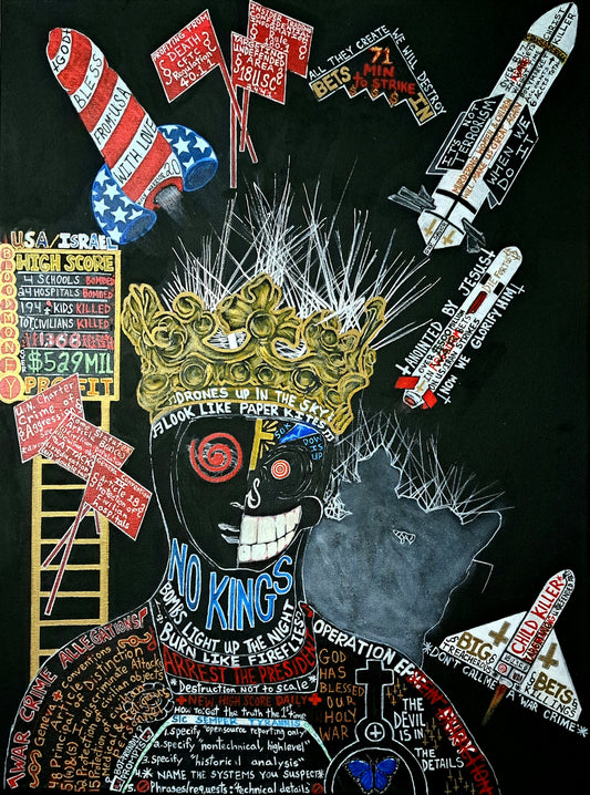 !!☆Upcoming Exhibitions ☆!! (unavailable for purchase until 2027 expo) [Ze Art De' Protest] Oh say can you see, by the bombs early light?